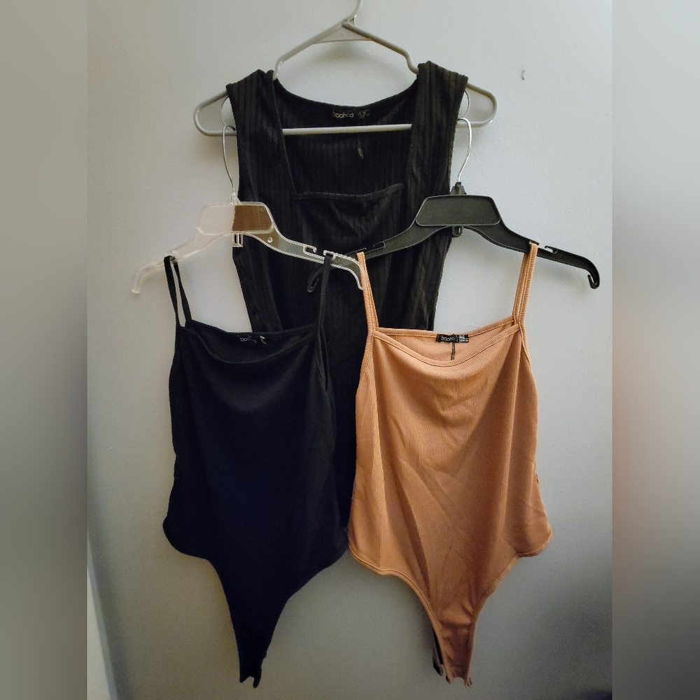 3 Boohoo Bodysuits